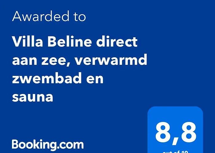 Villa Beline Direct Aan Zee, Verwarmd Zwembad En Sauna